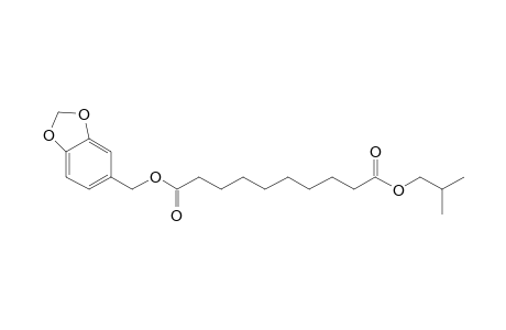 Sebacic acid, (1,3-benzodioxol-5-yl)methyl isobutyl ester