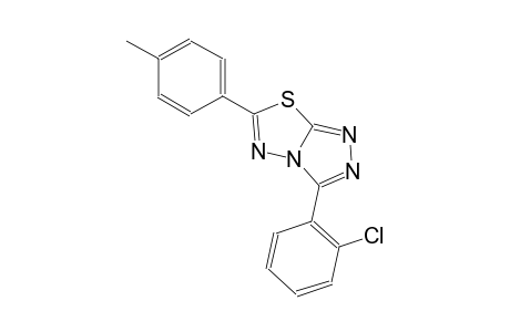 3-(2-chlorophenyl)-6-(4-methylphenyl)[1,2,4]triazolo[3,4-b][1,3,4]thiadiazole
