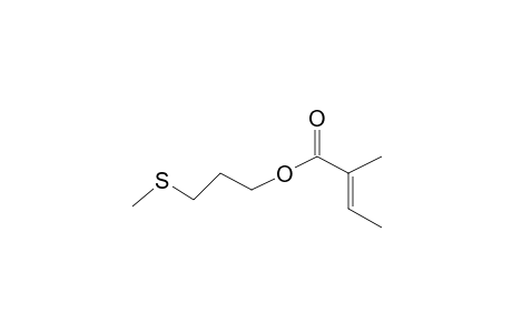 3-(Methylthio)propyl 2-methylbut-2-enoate