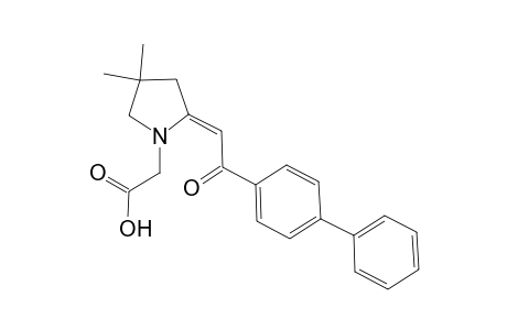[2-(2-Biphenyl-4-yl-2-oxo-ethylidene)-4,4-dimethyl-pyrroliydin-1-yl]acetic acid