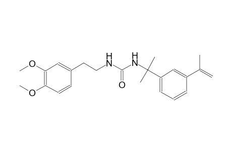 N-[2-(3,4-dimethoxyphenyl)ethyl]-N'-[1-(3-isopropenylphenyl)-1-methylethyl]urea