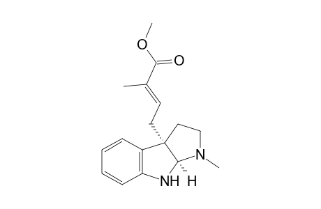 2-Butenoic acid, 2-methyl-4-(2,3,8,8a-tetrahydro-1-methylpyrrolo[2,3-b]indol-3a(1H)-yl)-, methyl ester, [3aR-[3a.alpha.(E),8a.alpha.]]-