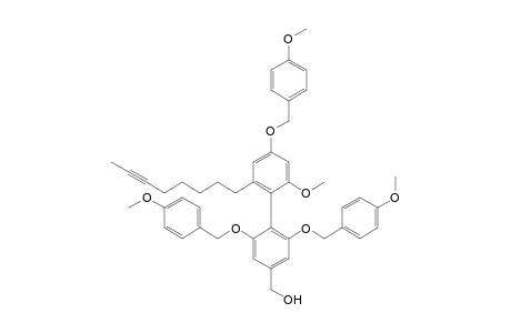 [2'-Methoxy-2,6,4'-tris(4-methoxybenzyloxy)-6'-oct-6-ynylbiphenyl-4-yl]methanol