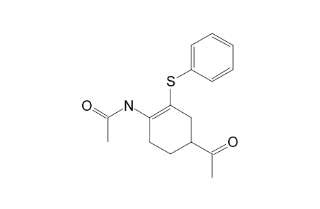 1-ACETAMIDO-4-ACETYL-2-PHENYLTHIOCYCLOHEXENE