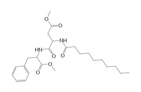 L-Phenylalanine, N-[N-(1-oxodecyl)-L-.alpha.-aspartyl]-, dimethyl ester