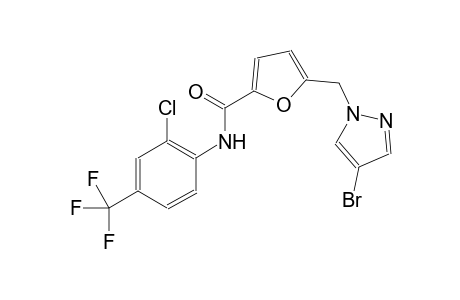 2-furancarboxamide, 5-[(4-bromo-1H-pyrazol-1-yl)methyl]-N-[2-chloro-4-(trifluoromethyl)phenyl]-