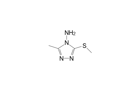 4H-1,2,4-Triazol-4-amine, 5-methyl-3-(methylthio)-