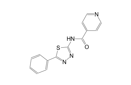 N-(5-phenyl-1,3,4-thiadiazol-2-yl)isonicotinamide