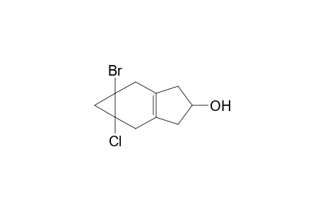 1a-Bromo-6a-chloro-1,2,4,5,6,6a-hexahydro-1H,3h-cloprop[f]inden-4-ol
