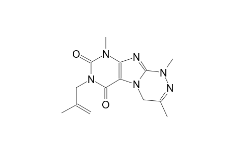 [1,2,4]triazino[3,4-f]purine-6,8(7H,9H)-dione, 1,4-dihydro-1,3,9-trimethyl-7-(2-methyl-2-propenyl)-