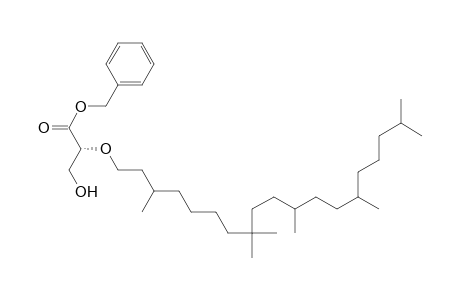 Benzyl (R)-3-hydroxy-2-(3,8,8,11,14,18-hexamethylnonadecyloxy)propanoate