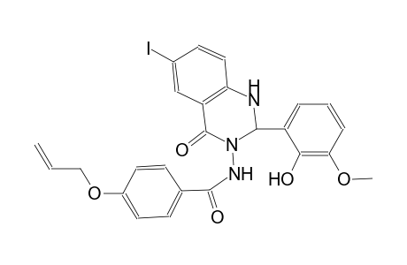 4-(allyloxy)-N-(2-(2-hydroxy-3-methoxyphenyl)-6-iodo-4-oxo-1,4-dihydro-3(2H)-quinazolinyl)benzamide
