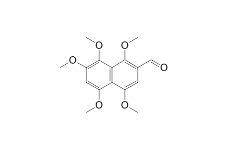 1,4,5,7,8-PENTAMETHOXY-NAPHTHALENE-2-CARBALDEHYDE