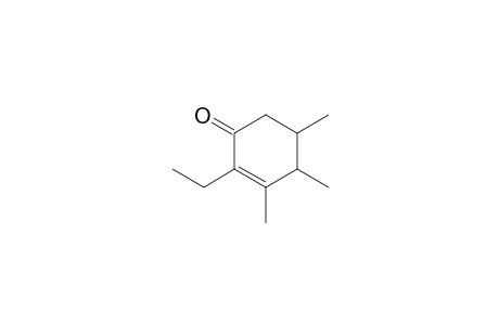 2-ethyl-3,4,5-trimethylcyclohex-2-en-1-one
