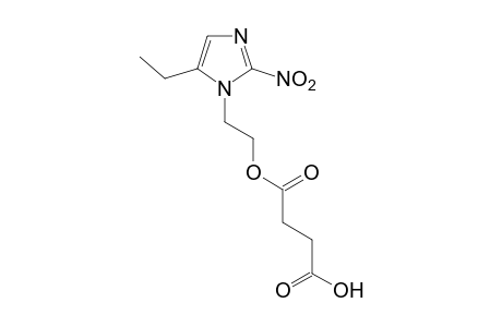 succinic acid, mono[2-(5-ethyl-2-nitroimidazole-1-yl)ethyl]ester