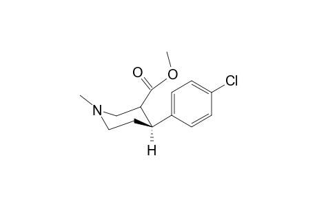 rac-Methyl trans(-)-1-methyl-4-(4-chlorophenyl)piperidine-3-carboxylate isomer