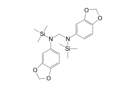 N,N'-di(1,3-benzodioxol-5-yl)-N,N'-bis(trimethylsilyl)methanediamine