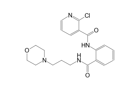 3-pyridinecarboxamide, 2-chloro-N-[2-[[[3-(4-morpholinyl)propyl]amino]carbonyl]phenyl]-
