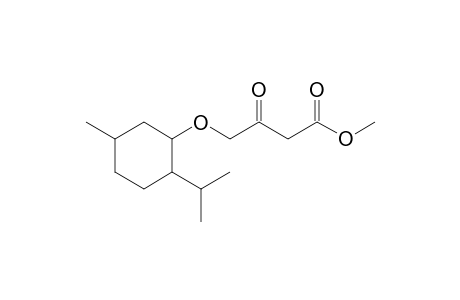 Methyl 3-oxo-4-(2-isopropyl-5-methylcyclohexyloxy)butanoate