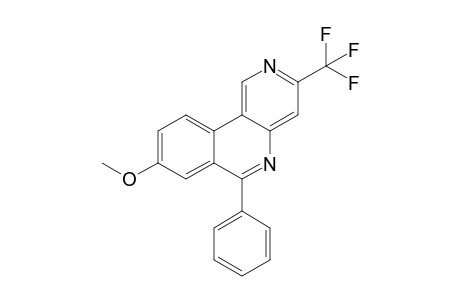 8-Methoxy-6-phenyl-3-(trifluoromethyl)benzo[c][1,6]naphthyridine