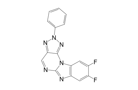 8,9-Difluoro-2-phenyl-2H-benzo[4,5]imidazo[1,2-a][1,2,3]-triazolo[4,5-e]pyrimidine