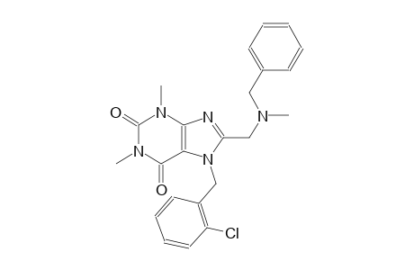 8-{[benzyl(methyl)amino]methyl}-7-(2-chlorobenzyl)-1,3-dimethyl-3,7-dihydro-1H-purine-2,6-dione