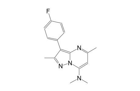 pyrazolo[1,5-a]pyrimidin-7-amine, 3-(4-fluorophenyl)-N,N,2,5-tetramethyl-