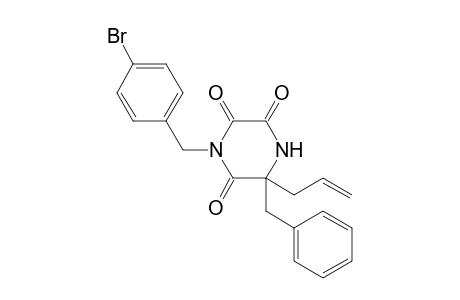 6-Allyl-6-benzyl-4-(4-bromobenzyl)piperazin-2,3,5-trione
