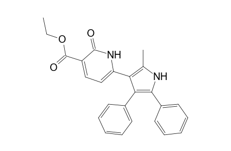 Ethyl 6-(2-methyl-4,5-diphenyl-1H-pyrrol-3-yl)-2-oxo-1,2-dihydropyridine-3-carboxylate