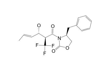 (4-S)-BENZYL-3-[(2-S,3-S)-3-HYDROXY-2-(TRIFLUOROMETHYL)-HEX-4-ENOYL]-OXAZOLIDIN-2-ONE