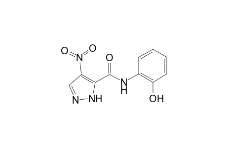 1H-Pyrazole-5-carboxamide, N-(2-hydroxyphenyl)-4-nitro-