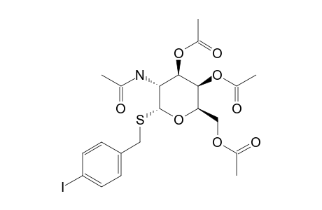 (4-IODOPHENYL)-METHYL-2-ACETAMIDO-2-DEOXY-1-THIO-3,4,6-TRI-O-ACETYL-ALPHA-D-GALACTOPYRANOSIDE