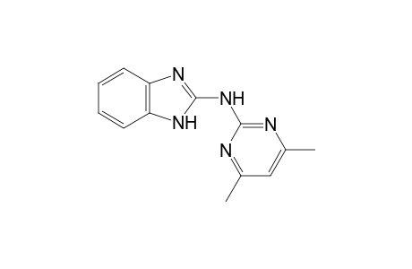 2-[(4,6-dimethyl-2-pyrimidinyl)amino]benzimidazole
