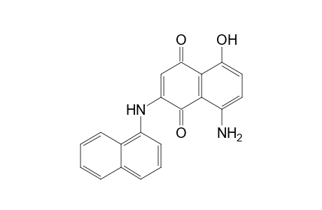 5-Amino-3-( .alpha.-naphthylamino)-8-hydroxy-1,4-naphthoquinone