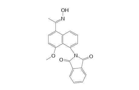 1H-isoindole-1,3(2H)-dione, 2-[5-[1-(hydroxyimino)ethyl]-8-methoxy-1-naphthalenyl]-