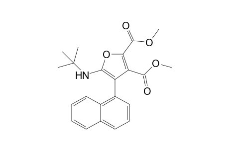 5-(tert-butylamino)-4-(1-naphthalenyl)furan-2,3-dicarboxylic acid dimethyl ester