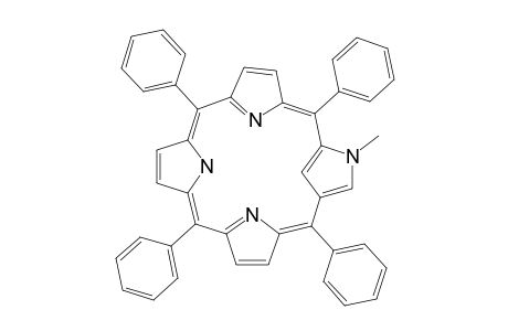 2-N-METHYL-5,10,15,20-TETRAPHENYL-21-CARBAPORPHYRIN;2-NCH3TPPH
