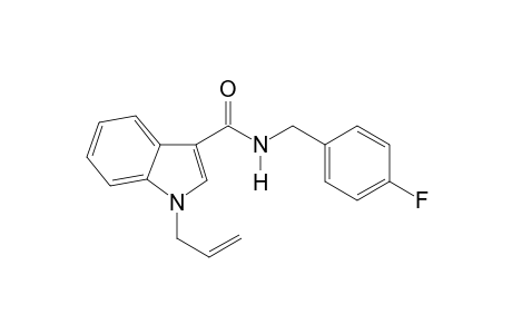 N-(4-Fluorobenzyl)-1-(prop-2-en-1-yl)-1H-indole-3-carboxamide