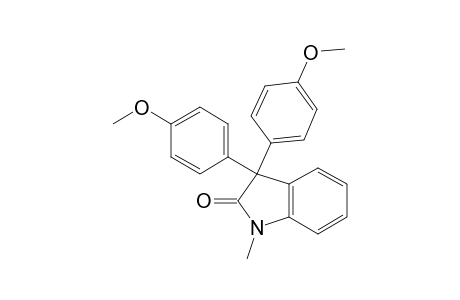 3,3-Bis(4-methoxyphenyl)-1-methyl-1,3-dihydro-2H-indol-2-one