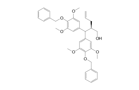 (R)-2-{Bis[4-(benzyloxy)-3,5-dimethoxyphenyl]methyl}pent-4-en-1-ol