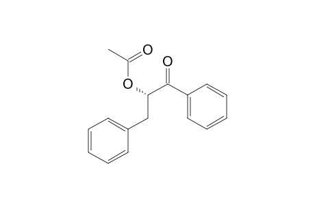(S)-1,3-Diphenyl-2-acetoxy-1-propanone