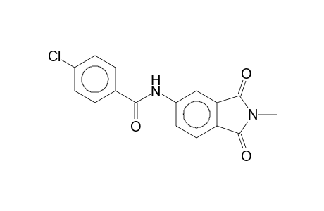 4-Chloro-N-(2-methyl-1,3-dioxo-2,3-dihydro-1H-isoindol-5-yl)benzamide