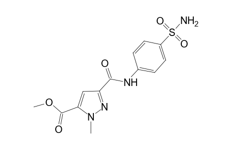 Methyl 1-methyl-3-[(4-sulfamoylphenyl)carbamoyl]-1H-pyrazole-5-carboxylate