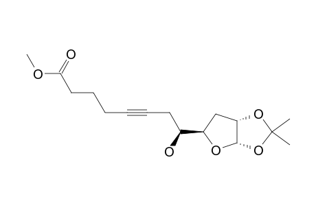 (5S)-3,6-DIDEOXY-1,2-O-ISOPROPYLIDENE-5-HYDROXY-6-(METHYLHEX-1-YNOATE)-ALPHA-D-RIBOHEXOFURANOSE