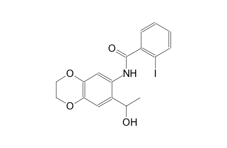 benzamide, N-[2,3-dihydro-7-(1-hydroxyethyl)-1,4-benzodioxin-6-yl]-2-iodo-