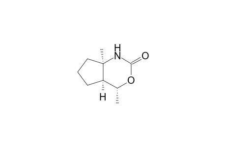 (4R,4aS,7aR)-4,7a-Dimethyl-hexahydro-cyclopenta[d][1,3]oxazin-2(1H)-one