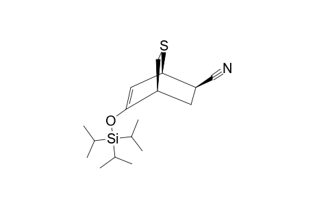 (1S*,4R*,6R*)-8-Triisopropylsilyloxy-2-thiabicyclo[2.2.2]oct-7-ene-6-carbonitrile