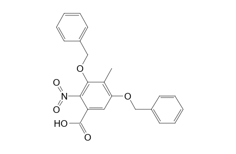 3,5-Bis(benzyloxy)-4-methyl-2-nitrobenzoic acid