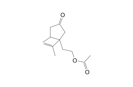 (3RS,4SR)-3-(2-Acetoxyethyl)-3-isopropenyl-4-methylcyclopentanone