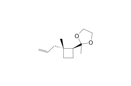 2-Methyl-2-[(1S,2R)-2-methyl-2-prop-2-enyl-cyclobutyl]-1,3-dioxolane